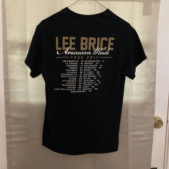 VINTAGE Lee Bruce “American Made” 2017 Tour T-Shirt Men’s Small - Picture 2 of 2